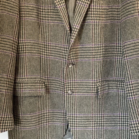 Rare,Vintage,Polo by Ralph Lauren,Made in Italy,Wool,Houndstooth Blazer,42R - Picture 5 of 8